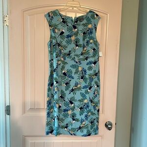 Beautiful Size 12W Tropical print dress